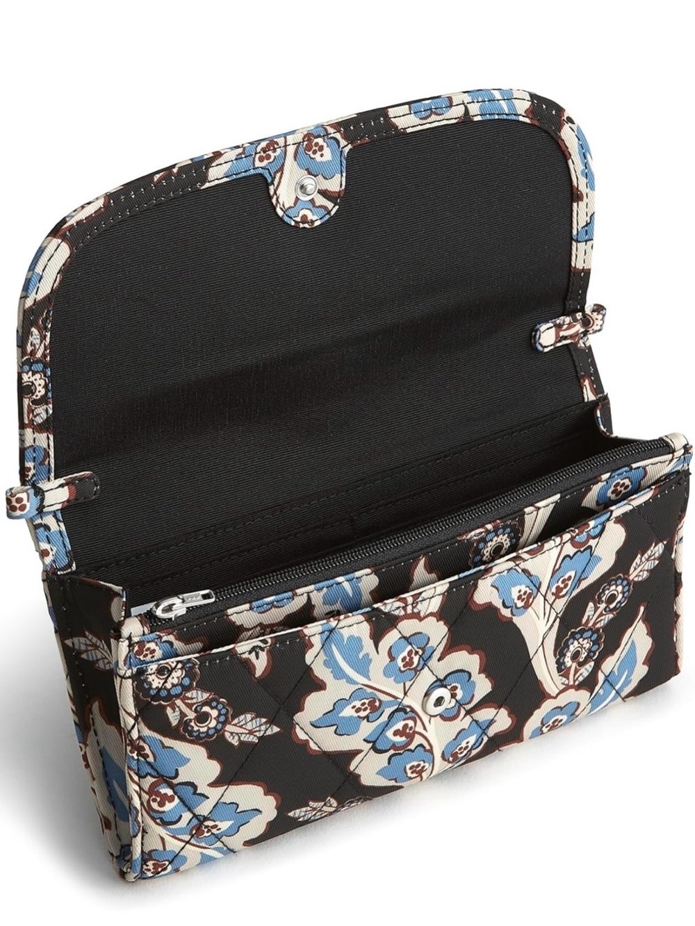 Vera Bradley Wildwood Wallet Crossbody in Calyx + Quill Performance Twill